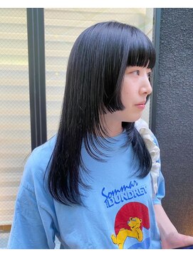 クプラ(Qpula) ダークカラー×顔まわりレイヤー