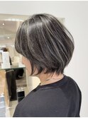 白髪ぼかしハイライトカラー/40代50代60代【ミナ】
