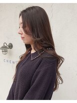 シェミール(CHEMIR) オリーブベージュ×レイヤーカット