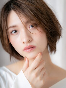 カバーヘア ブリス 北浦和(COVER HAIR bliss) ≪COVER HAIRメイク作品≫甘さ控えめ…垢抜けピンクブラウン