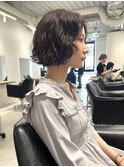 ミディアム×リッジパーマ