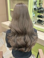 イオエ 西梅田(ioe)&nbsp;ブリーチなしカラー/髪質改善/ミルクティーベージュ/小顔ヘア