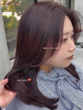 ビューブルー 亀戸錦糸町(VIEW BLUE) 美髪シアーカラーピンクブラウンショートカット切りっぱなしボブ