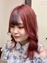 エターナルバイマティーナ(Eternal by MATINA)&nbsp;【チェリーピンク×ブルー前髪インナー】池袋美容室