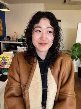 [癖毛活かし]外国人風パーマ