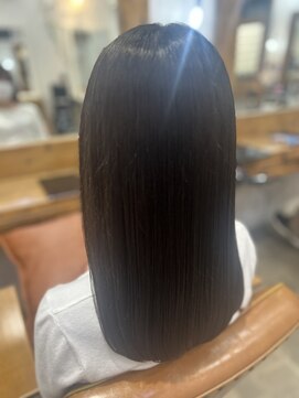 ニューラインギンザ(New-Line 銀座) 艶髪ロング　ニュアンスカラー