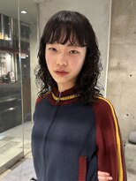 ニール(nier)&nbsp;レイヤーカット/ミディアム/パーマ/ハードパーマ/袋町