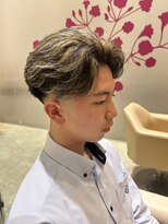 サラ ビューティ サイト 春日(SARA Beauty sight) 【松尾が作る】【福岡春日】【メンズ】ハイライト フェザー