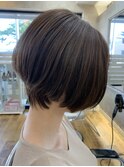 大人女性ショートボブ
