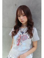 アンブル リュクス 池袋(amble luxe)&nbsp;韓国風ダークチョコレートブラウン×ロングレイヤー
