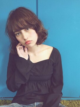 オルセン(OLSEN) 【BALLOON HAIR】TREND STYLE シースルーロブ×アンニュイカール