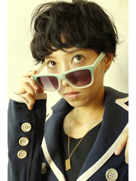 ブーケ(BOUQUET) 「BOUQUET」外苑前黒髪２wayショート　ジェンダーレス