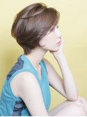 大人ショートボブ「ヘルシー×ヌケ感」【表参道】遠藤