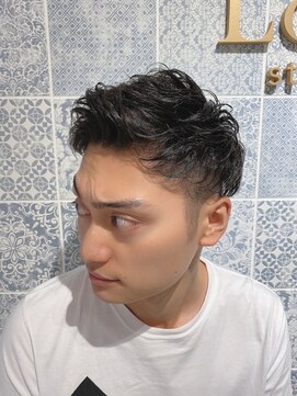 ロンド ストラーダ 心斎橋(Lond strada) 【津賀 涼】大人カッコいい無造作パーマアップバングショート☆