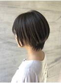 透明感ハイライト×ナチュラル小顔ショート