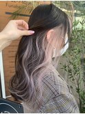 LUCKインナーホワイトピンクブロンド