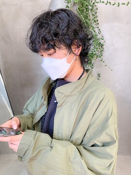 テトヘアー(teto hair) マッシュウルフ、ウルフカット、スパイラルパーマ、くるくる