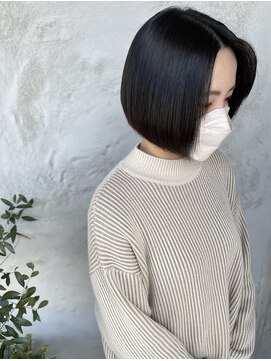 リベルタ(LIBERTA) 大人可愛いミニボブ☆黒髪艶髪