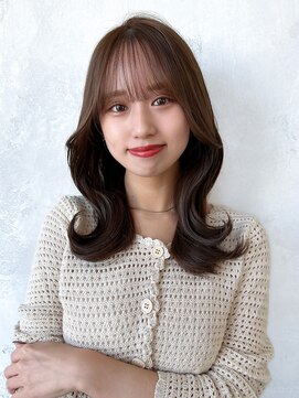 アフロート ルヴア(AFLOAT RUVUA) るなstyle くびれヘア 鎖骨下くびれ 20代30代40代 新宿