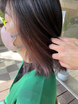 ダブル(W) 【hair salon W】オトナパープル