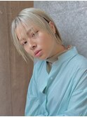 大人ボブ/外ハネボブ/ブリーチカラー/小顔カット/髪質改善[登戸]