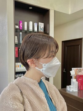 アールトゥーヘアー(art To Hair) ベージュ/マッシュショート/マロンベージュ