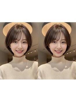 【池袋西口徒歩1分】顔周りの似合わせで小顔みせ効果も◎のショートヘア。再現性も高くお手入れも楽チン♪