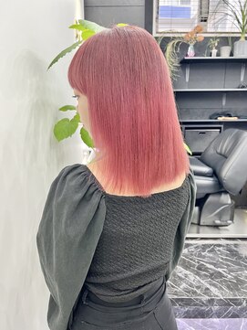 チュダック(ChuDuck) 韓国風《カシスピンク》ブリーチ/ケアブリーチ/ダブルカラー