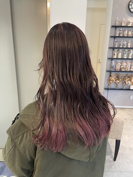アヴァンスアンス 広島袋町店(AVANCE.ens) グラデーションカラーピンク