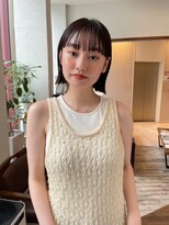 アンバー 池袋(amber)&nbsp;切りっぱなしボブ/美髪/ピンクブラウン[池袋駅]