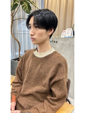 カルナ バイ エルモ(calna by ELMO) スーツ短髪ツーブロック束感モテる黒髪シークレットパーマ流行