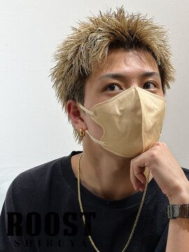 ルースト 渋谷店(ROOST) スパイキーショート×ミルクティーベージュ