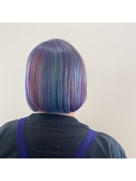 ヘアーアンドメイクアップモパ ユニコーンカラー