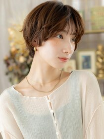 カバーヘア ブリス 北浦和(COVER HAIR bliss) くせ毛風マッシュパーマ小顔ショートウルフa北浦和20代30代40代
