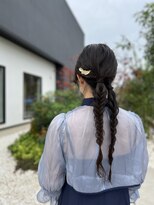 シャルム アロ(Charme Alo) 編みおろしヘアアレンジ