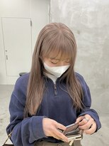 ミーム 原宿 表参道(meme)&nbsp;☆ハイトーンブリーチミルクティーカラーホワイトベージュカラー