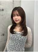 韓国レイヤーカット♪ ザクザクレイヤー シースルーバング