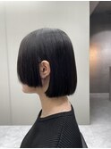 切りっぱなしボブ【中野美容室/新中野/東中野/髪質改善】