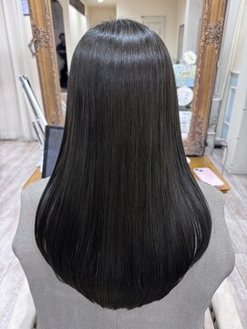 ラボヌールヘアーノーブル 新越谷店(La Bonheur hair noble) 極上髪質改善/美髪ストレート/ブルーブラック