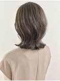ハイライト×グレージュ×重軽レイヤーボブ