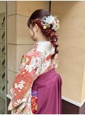 インナーカラー 編みおろし/卒業式 /吉祥寺
