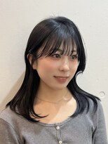 シド 表参道(s.i.d)&nbsp;くびれミディアム×透明感カラー/こっくりカラー