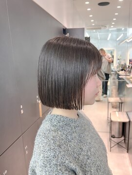 ロンドシエル 横浜(Lond ciel) 冬カラー×ミニボブスタイル【横浜】