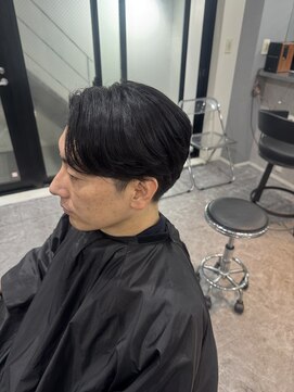 毛流れセンターパート