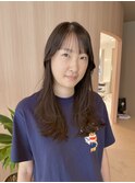 【哉汰】レイヤーカット/ミディアムレイヤー/コテ巻き20代