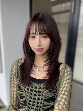 ミラートーク(MIRROR TALK) ハッシュレイヤー×ボルドーカラー