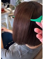 ヘアアトリエ ナイン(hair atelier nine)&nbsp;ヘッドスパ/ラベンダーミルクティー/刈り上げボブ/美髪/福島市