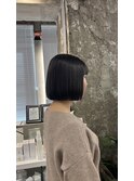 髪質改善酸性縮毛矯正☆でつくるミニボブ！