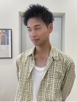 ハニー 町田(HONEY)&nbsp;スパイキーショート/ツーブロック/ブルーブラック