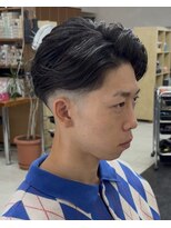 サラ HAIR&MAKE SALA 相模大塚店 ニュアンスパーマ センターパート フェードカット